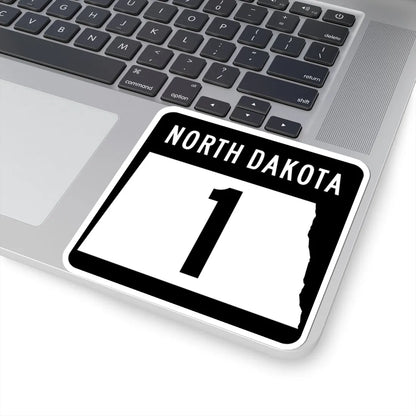 ND-1 2015 (North Dakota) (Road Sign) STICKER Vinyl Kiss-Cut Decal - The Sticker Space