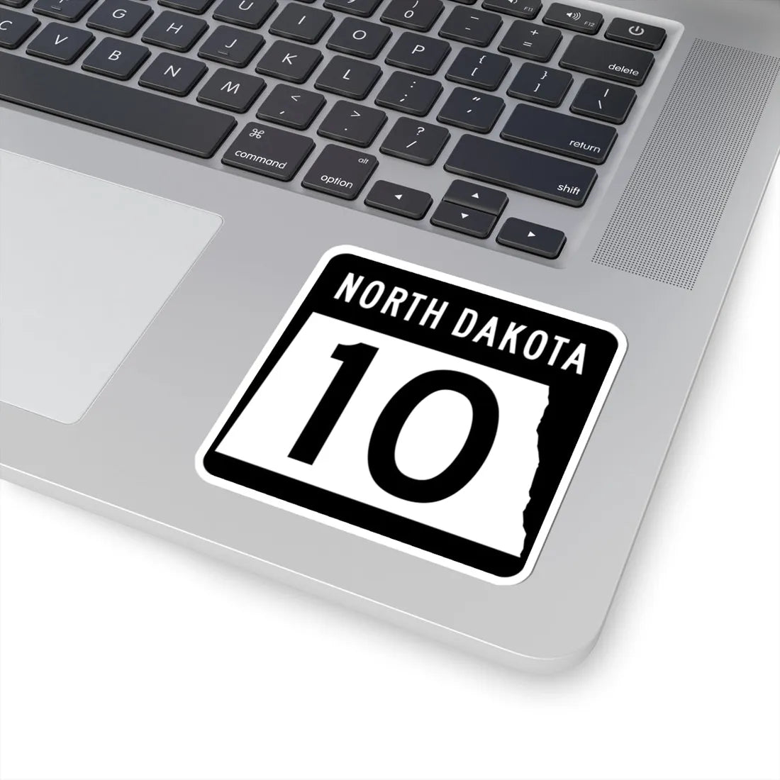 ND-10 2015 (North Dakota) (Road Sign) STICKER Vinyl Kiss-Cut Decal - The Sticker Space
