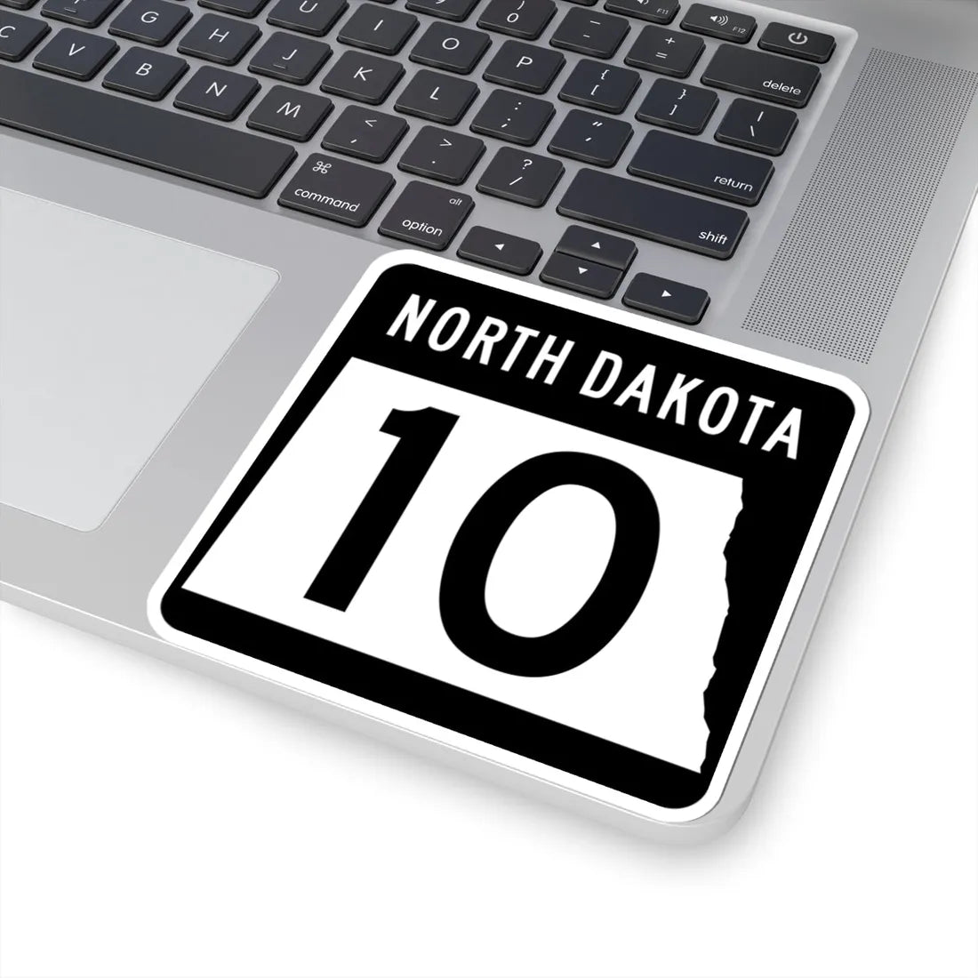 ND-10 2015 (North Dakota) (Road Sign) STICKER Vinyl Kiss-Cut Decal - The Sticker Space