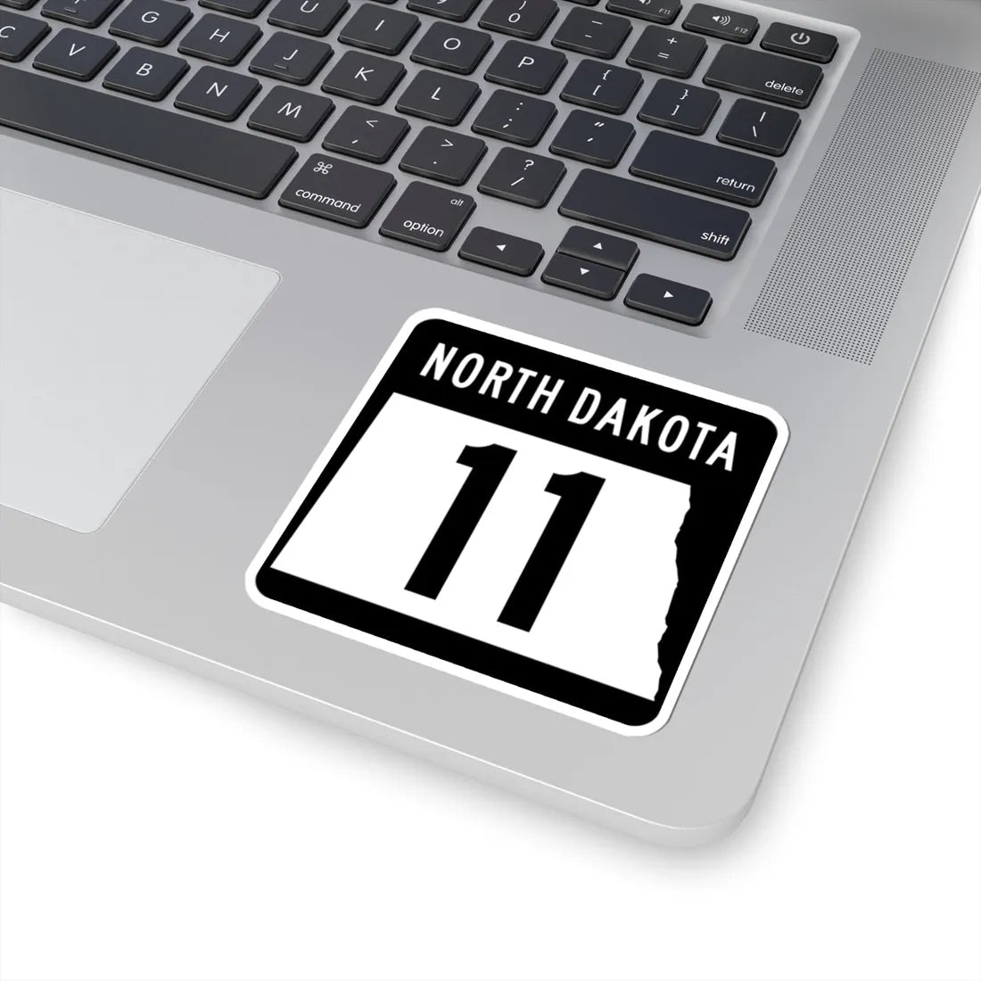 ND-11 2015 (North Dakota) (Road Sign) STICKER Vinyl Kiss-Cut Decal - The Sticker Space