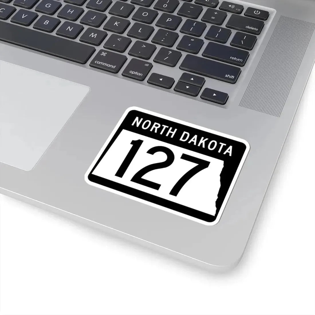 ND-127 2015 (North Dakota) (Road Sign) STICKER Vinyl Kiss-Cut Decal - The Sticker Space
