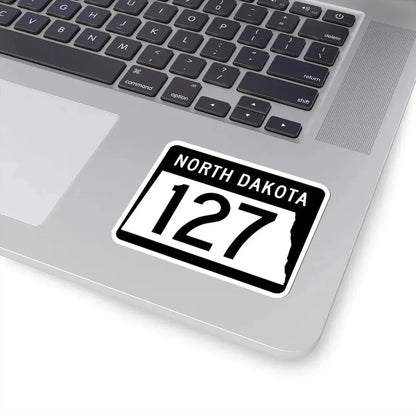 ND-127 2015 (North Dakota) (Road Sign) STICKER Vinyl Kiss-Cut Decal - The Sticker Space