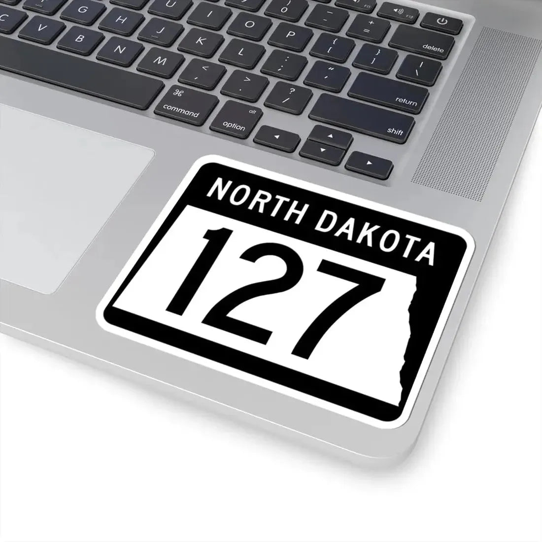 ND-127 2015 (North Dakota) (Road Sign) STICKER Vinyl Kiss-Cut Decal - The Sticker Space