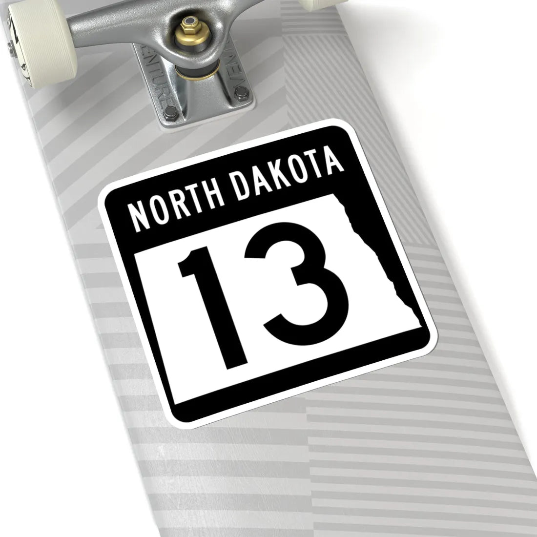 ND-13 2015 (North Dakota) (Road Sign) STICKER Vinyl Kiss-Cut Decal - The Sticker Space