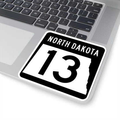 ND-13 2015 (North Dakota) (Road Sign) STICKER Vinyl Kiss-Cut Decal - The Sticker Space