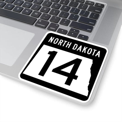 ND-14 2015 (North Dakota) (Road Sign) STICKER Vinyl Kiss-Cut Decal - The Sticker Space