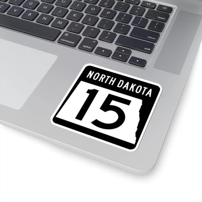 ND-15 2015 (North Dakota) (Road Sign) STICKER Vinyl Kiss-Cut Decal - The Sticker Space