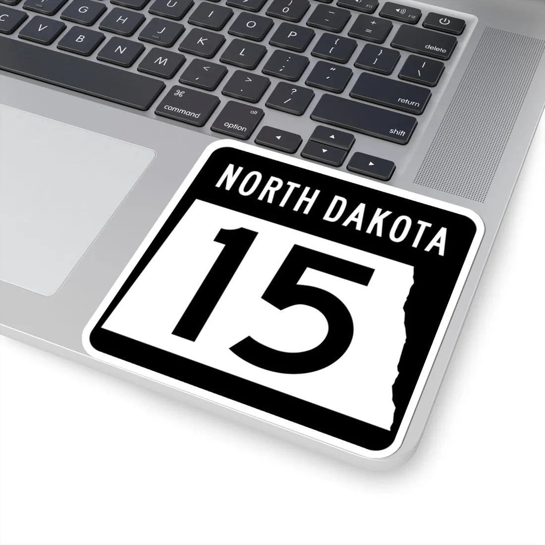 ND-15 2015 (North Dakota) (Road Sign) STICKER Vinyl Kiss-Cut Decal - The Sticker Space