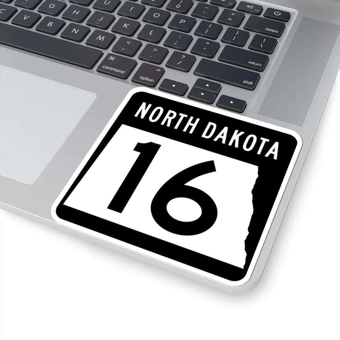 ND-16 2015 (North Dakota) (Road Sign) STICKER Vinyl Kiss-Cut Decal - The Sticker Space