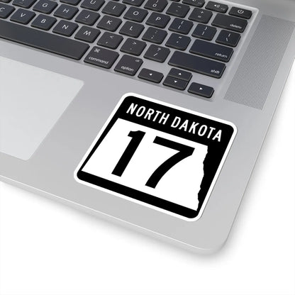 ND-17 2015 (North Dakota) (Road Sign) STICKER Vinyl Kiss-Cut Decal - The Sticker Space