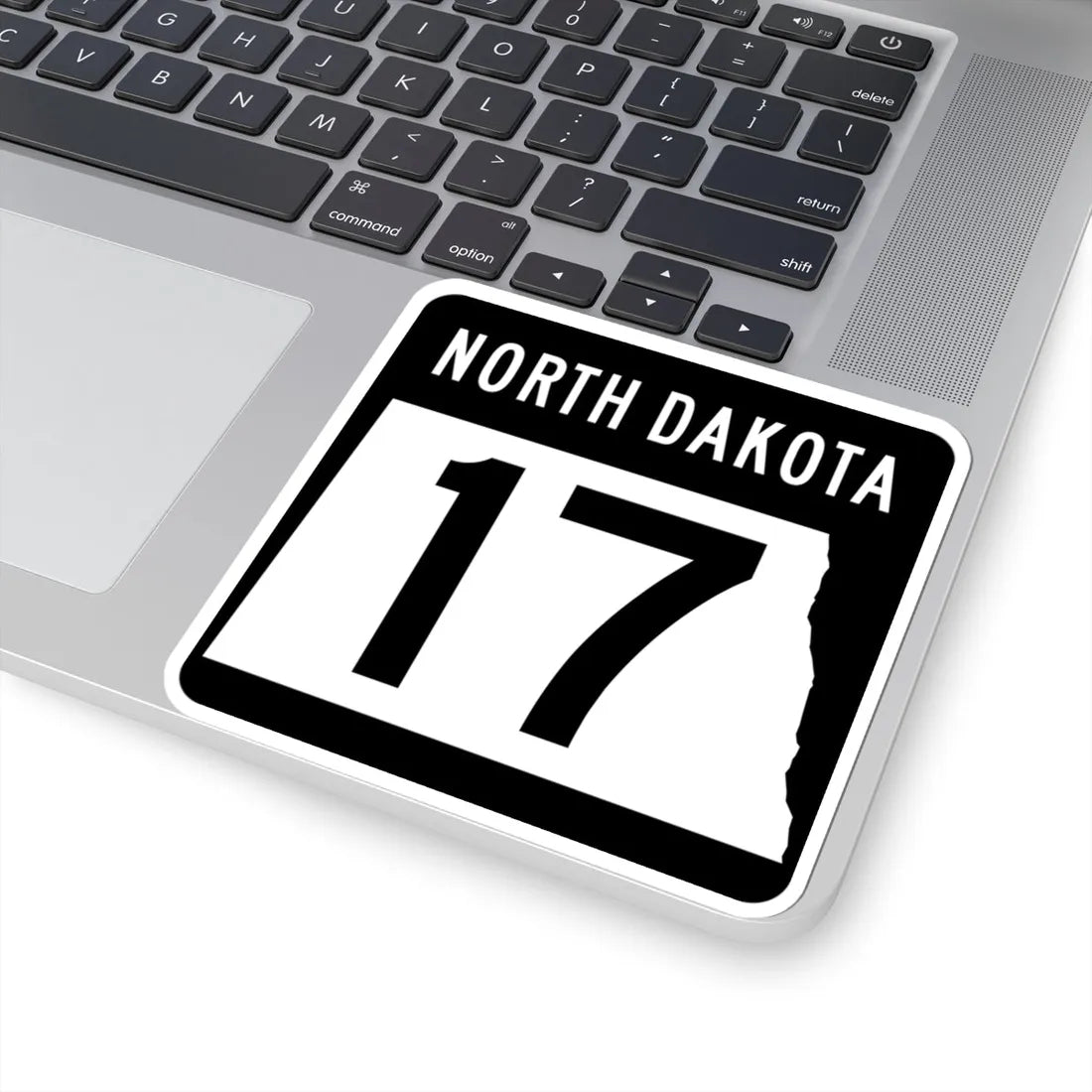 ND-17 2015 (North Dakota) (Road Sign) STICKER Vinyl Kiss-Cut Decal - The Sticker Space