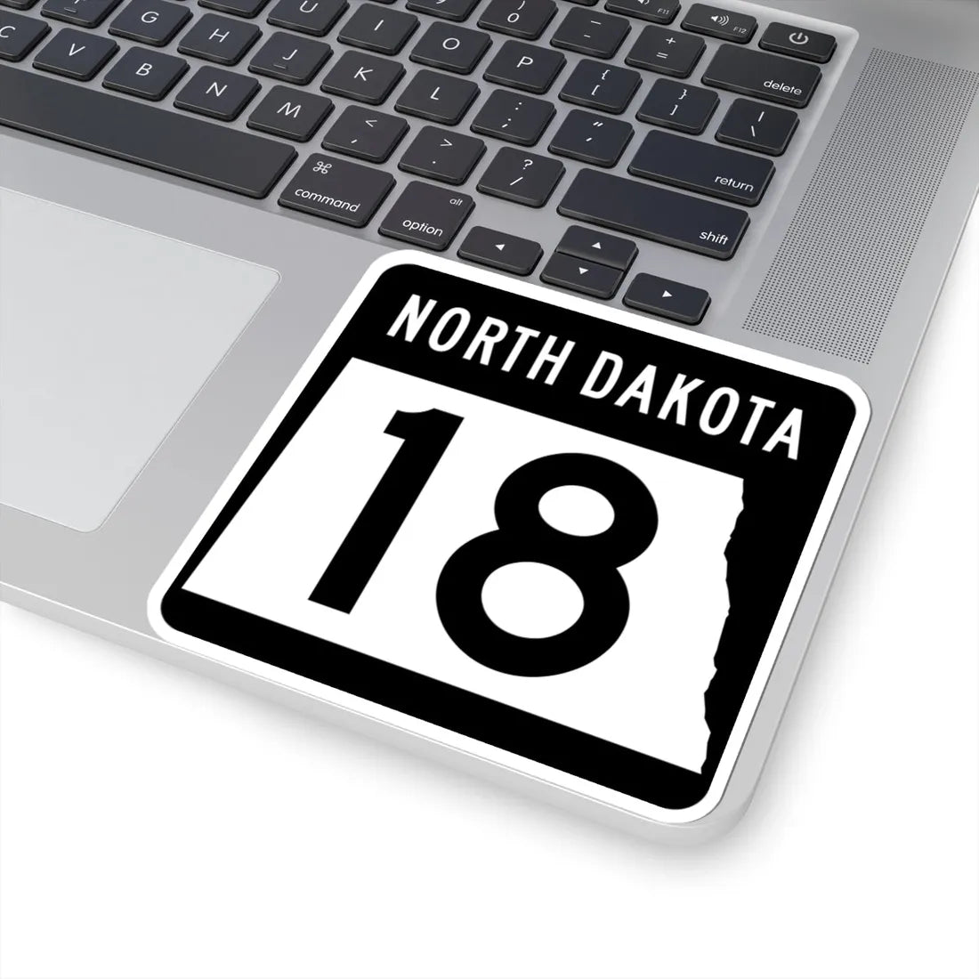 ND-18 2015 (North Dakota) (Road Sign) STICKER Vinyl Kiss-Cut Decal - The Sticker Space