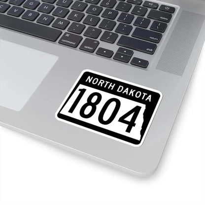 ND-1804 2015 (North Dakota) (Road Sign) STICKER Vinyl Kiss-Cut Decal - The Sticker Space