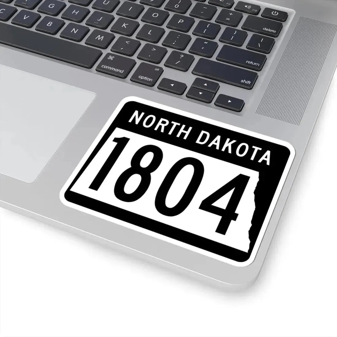 ND-1804 2015 (North Dakota) (Road Sign) STICKER Vinyl Kiss-Cut Decal - The Sticker Space