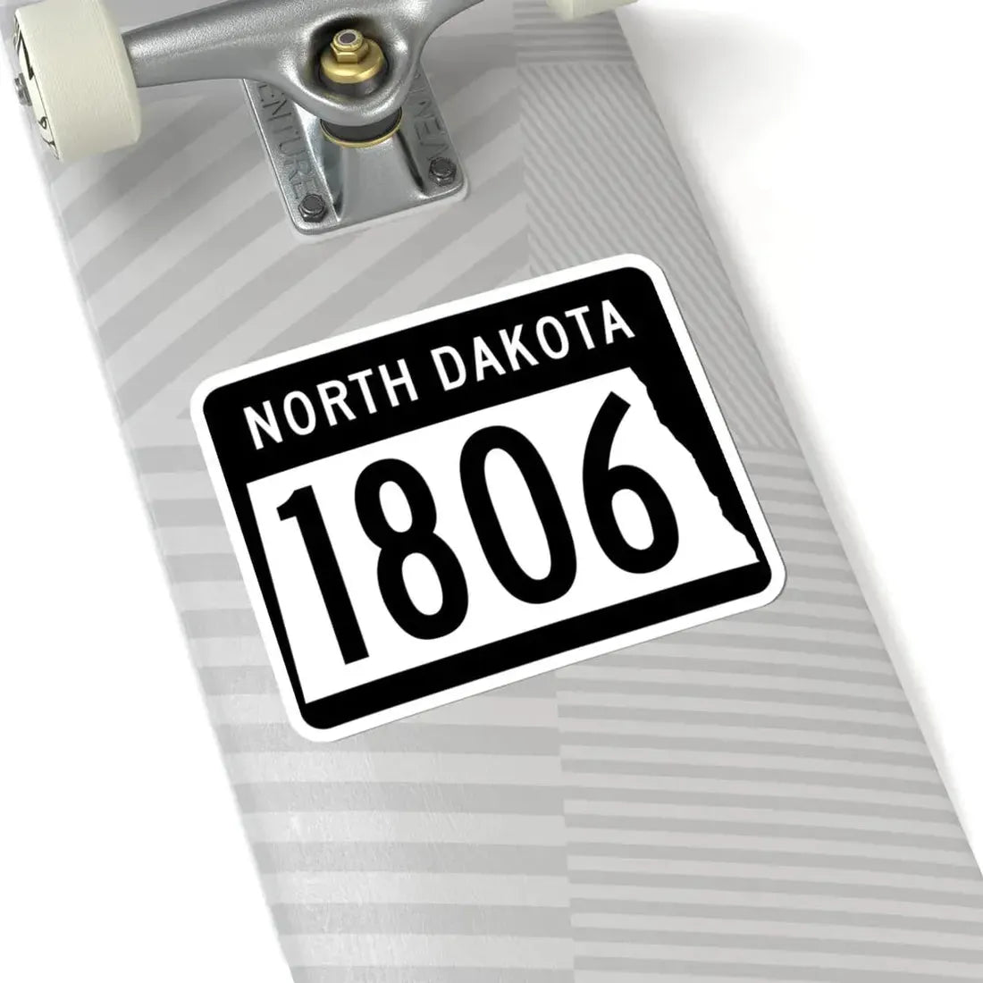 ND-1806 2015 (North Dakota) (Road Sign) STICKER Vinyl Kiss-Cut Decal - The Sticker Space