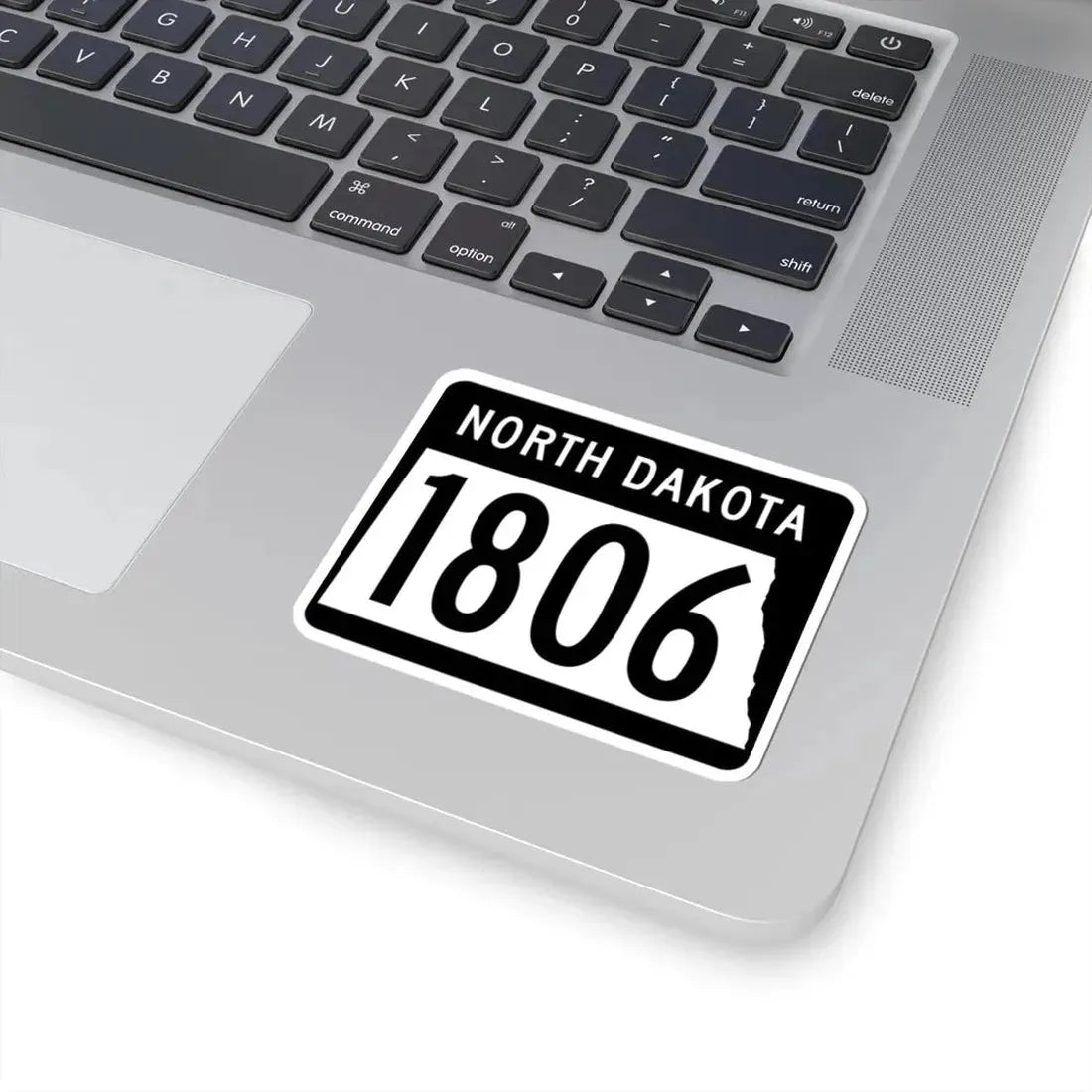 ND-1806 2015 (North Dakota) (Road Sign) STICKER Vinyl Kiss-Cut Decal - The Sticker Space