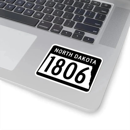 ND-1806 2015 (North Dakota) (Road Sign) STICKER Vinyl Kiss-Cut Decal - The Sticker Space