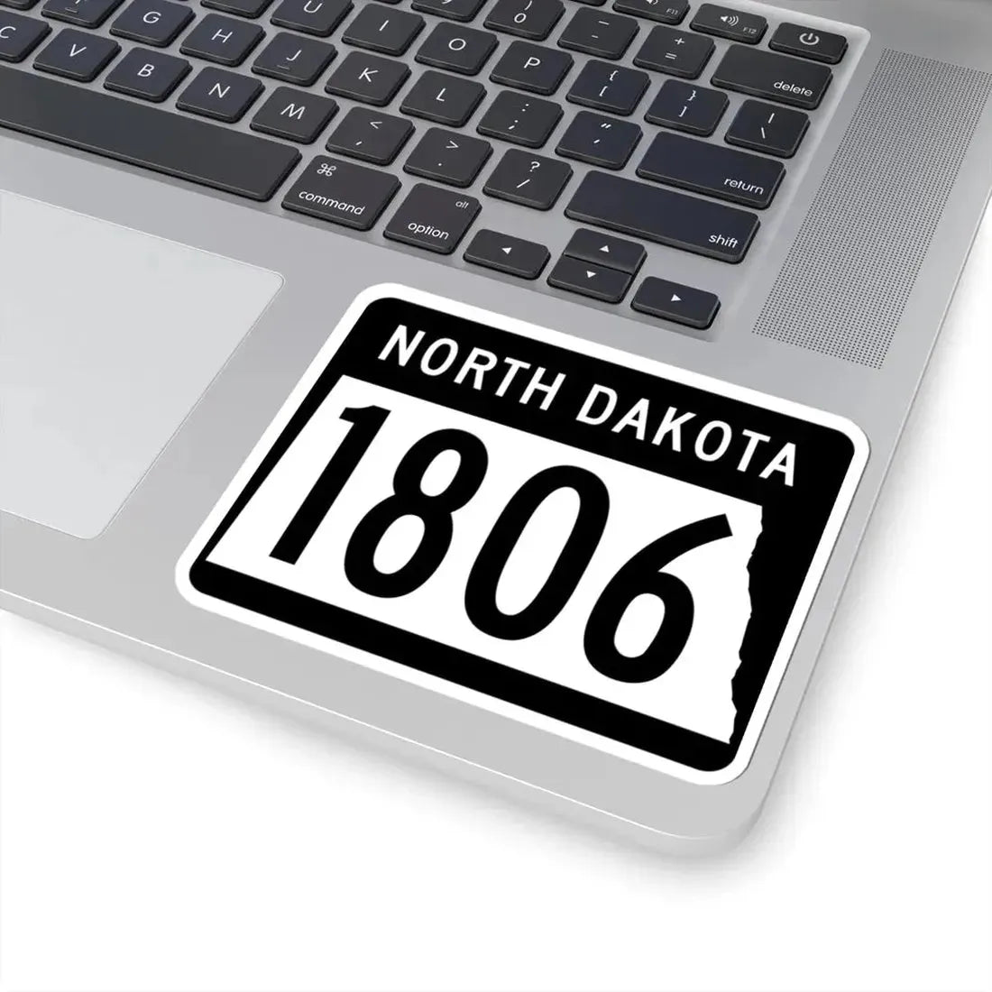 ND-1806 2015 (North Dakota) (Road Sign) STICKER Vinyl Kiss-Cut Decal - The Sticker Space