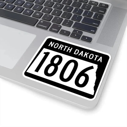 ND-1806 2015 (North Dakota) (Road Sign) STICKER Vinyl Kiss-Cut Decal - The Sticker Space