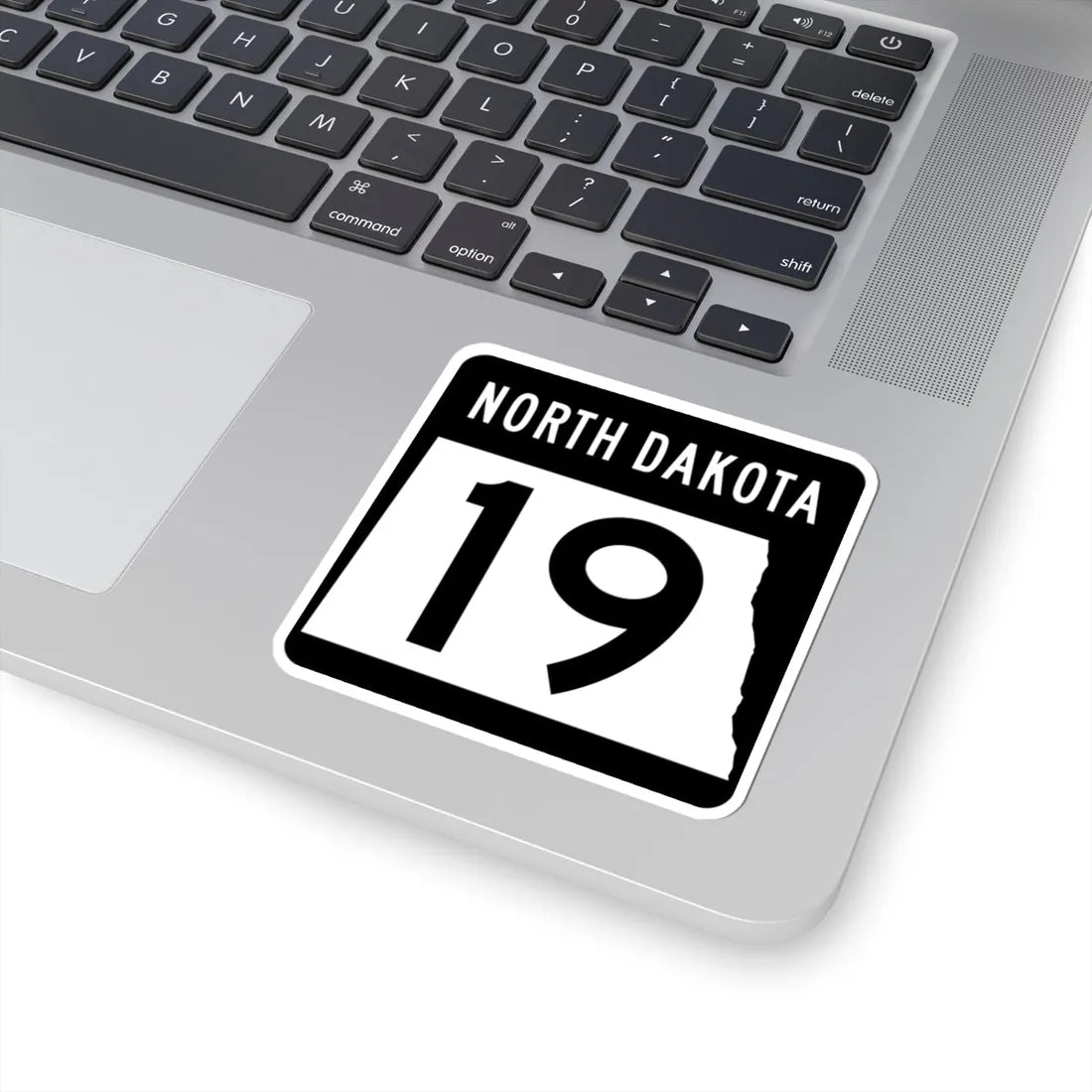 ND-19 2015 (North Dakota) (Road Sign) STICKER Vinyl Kiss-Cut Decal - The Sticker Space