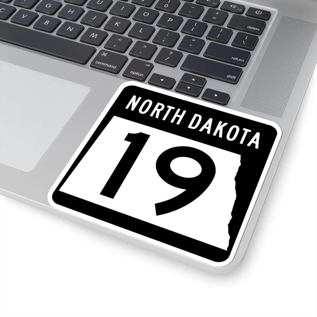 ND-19 2015 (North Dakota) (Road Sign) STICKER Vinyl Kiss-Cut Decal - The Sticker Space