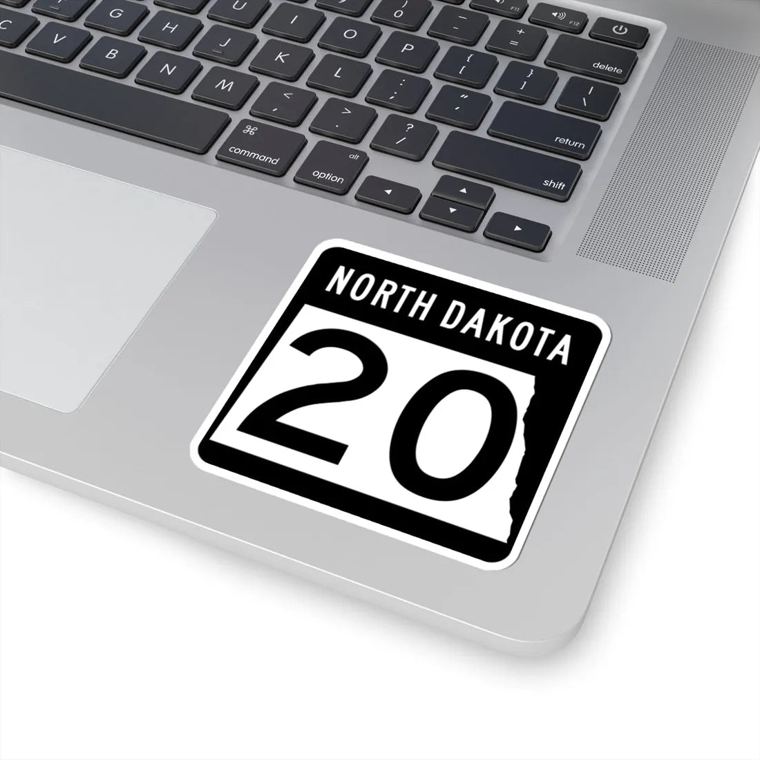 ND-20 2015 (North Dakota) (Road Sign) STICKER Vinyl Kiss-Cut Decal - The Sticker Space
