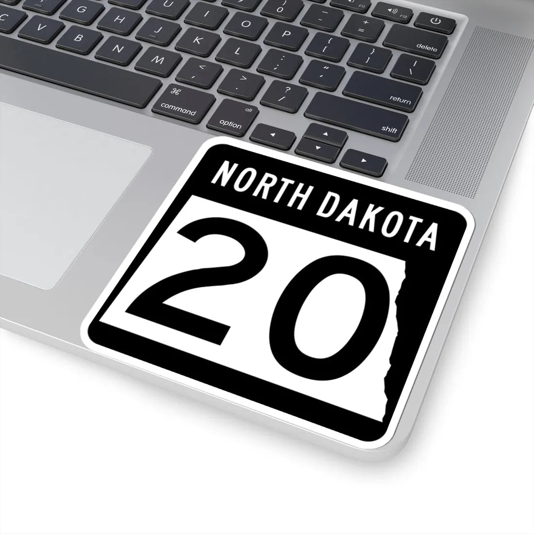 ND-20 2015 (North Dakota) (Road Sign) STICKER Vinyl Kiss-Cut Decal - The Sticker Space