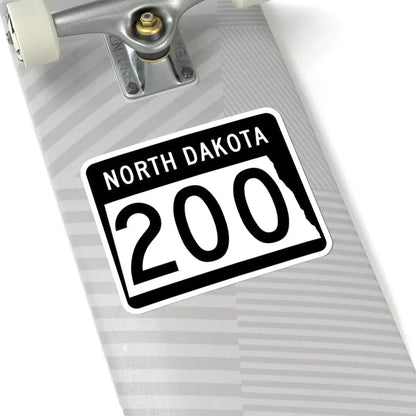 ND-200 2015 (North Dakota) (Road Sign) STICKER Vinyl Kiss-Cut Decal - The Sticker Space