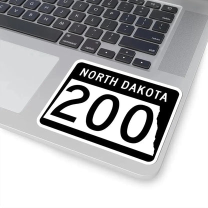 ND-200 2015 (North Dakota) (Road Sign) STICKER Vinyl Kiss-Cut Decal - The Sticker Space