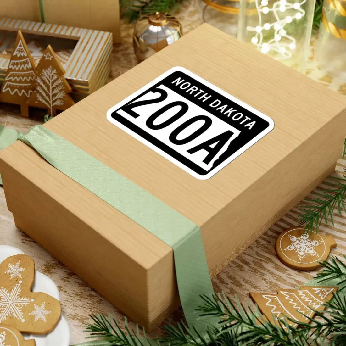 ND-200A 2015 (North Dakota) (Road Sign) STICKER Vinyl Kiss-Cut Decal - The Sticker Space