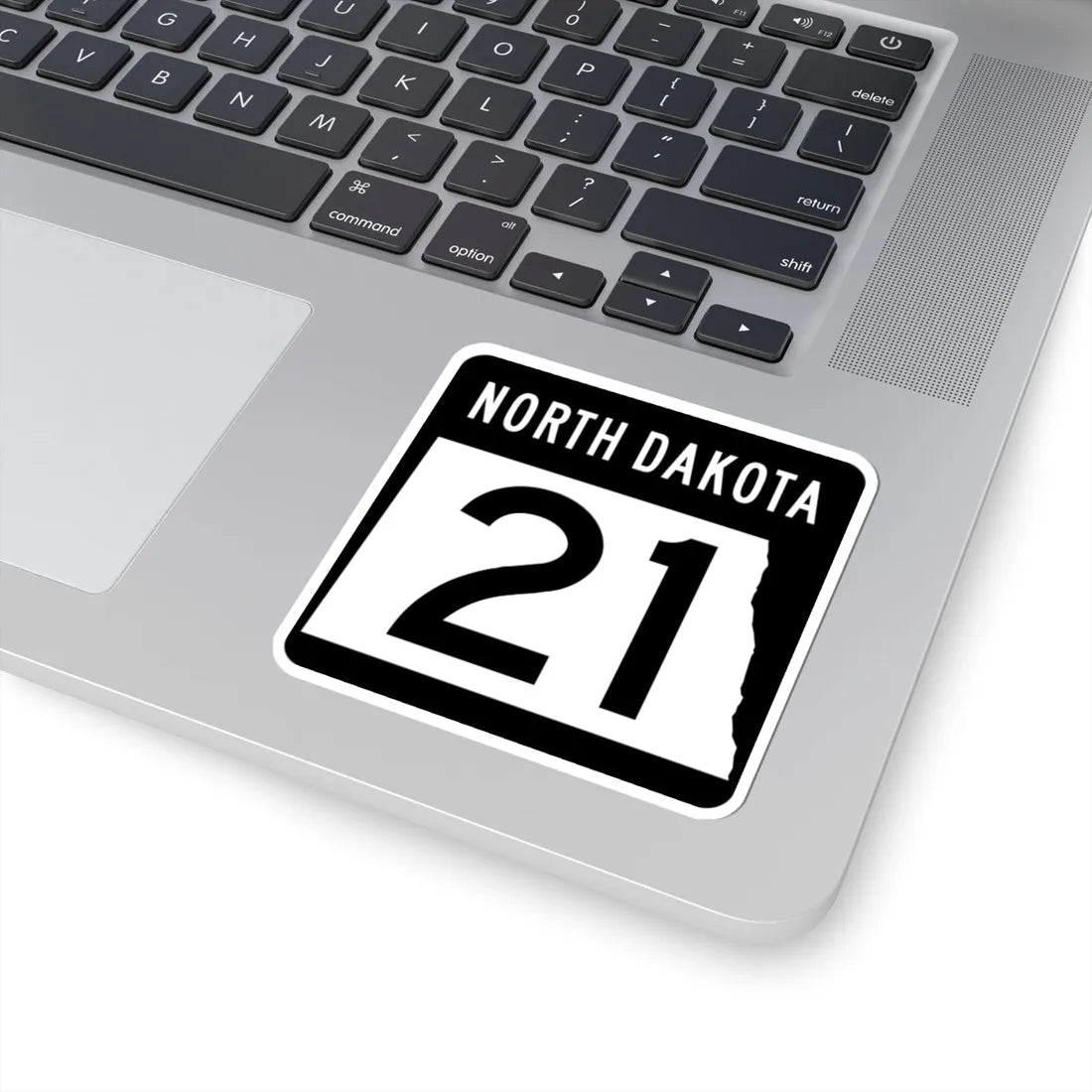 ND-21 2015 (North Dakota) (Road Sign) STICKER Vinyl Kiss-Cut Decal - The Sticker Space