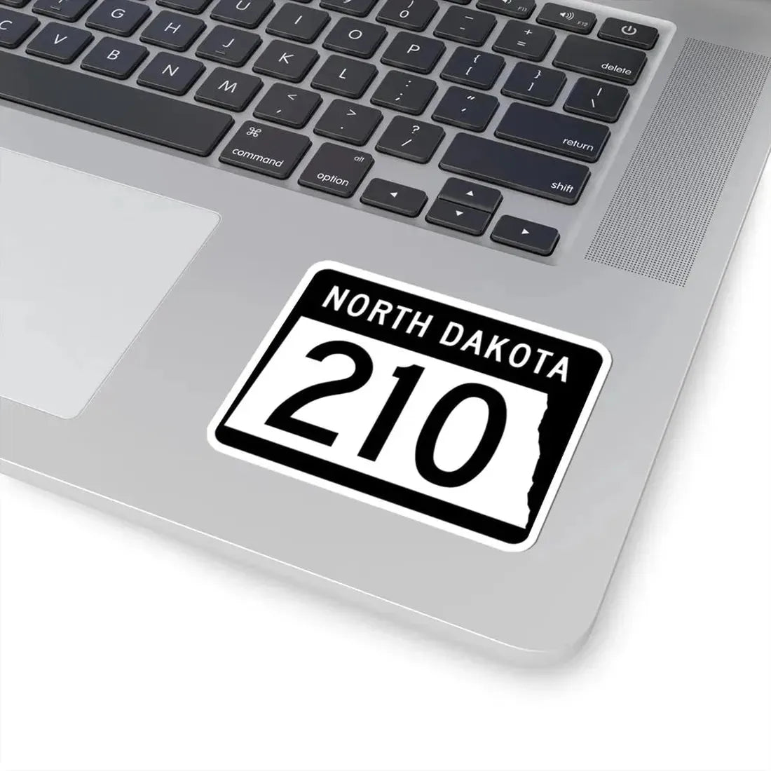 ND-210 2015 (North Dakota) (Road Sign) STICKER Vinyl Kiss-Cut Decal - The Sticker Space