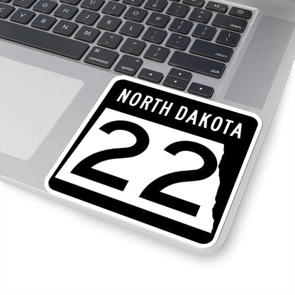 ND-22 2015 (North Dakota) (Road Sign) STICKER Vinyl Kiss-Cut Decal - The Sticker Space