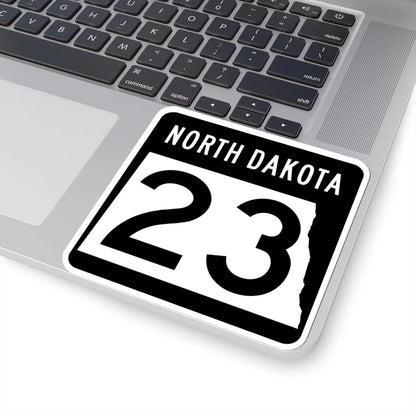 ND-23 2015 (North Dakota) (Road Sign) STICKER Vinyl Kiss-Cut Decal - The Sticker Space