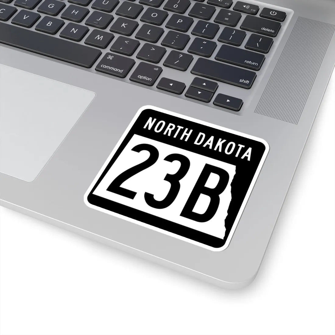 ND-23B 2015 (North Dakota) (Road Sign) STICKER Vinyl Kiss-Cut Decal - The Sticker Space