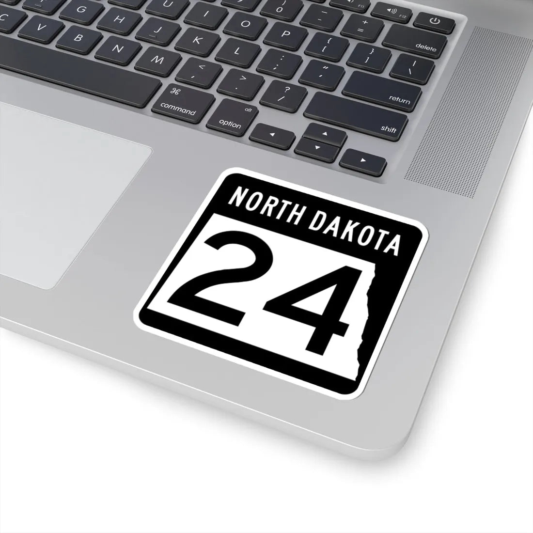 ND-24 2015 (North Dakota) (Road Sign) STICKER Vinyl Kiss-Cut Decal - The Sticker Space