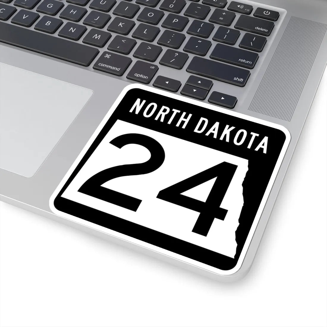 ND-24 2015 (North Dakota) (Road Sign) STICKER Vinyl Kiss-Cut Decal - The Sticker Space