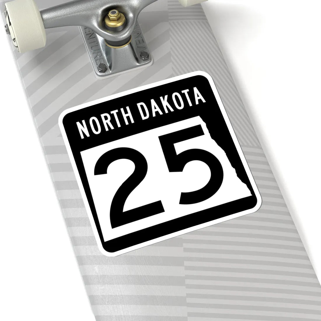 ND-25 2015 (North Dakota) (Road Sign) STICKER Vinyl Kiss-Cut Decal - The Sticker Space