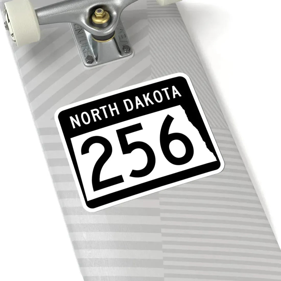 ND-256 2015 (North Dakota) (Road Sign) STICKER Vinyl Kiss-Cut Decal - The Sticker Space