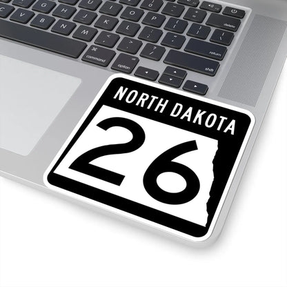 ND-26 2015 (North Dakota) (Road Sign) STICKER Vinyl Kiss-Cut Decal - The Sticker Space