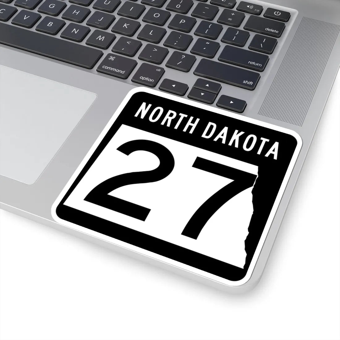 ND-27 2015 (North Dakota) (Road Sign) STICKER Vinyl Kiss-Cut Decal - The Sticker Space