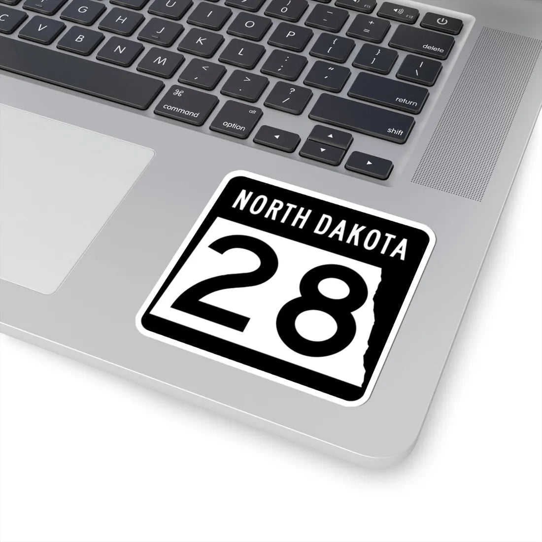 ND-28 2015 (North Dakota) (Road Sign) STICKER Vinyl Kiss-Cut Decal - The Sticker Space