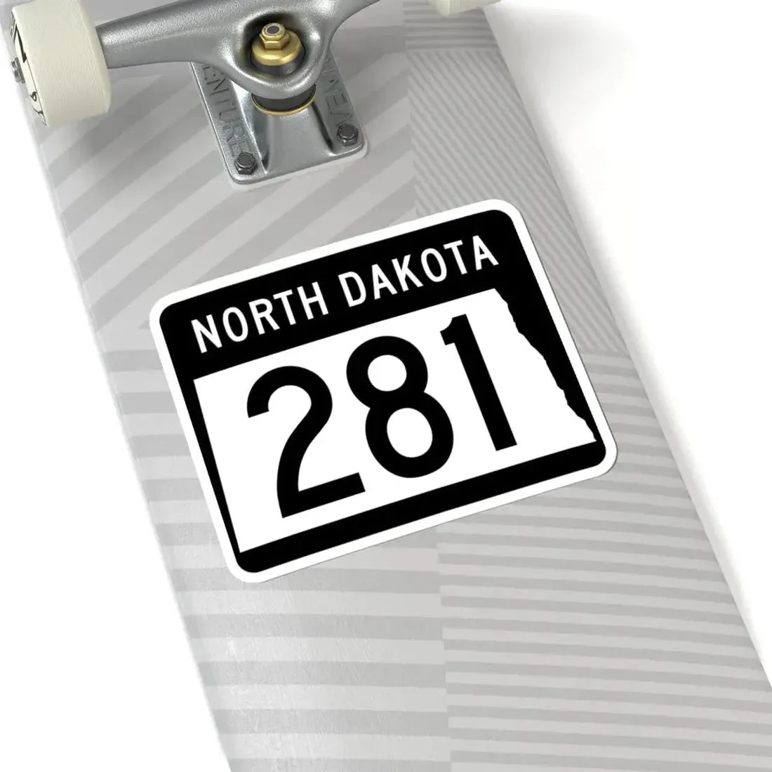 ND-281 2015 (North Dakota) (Road Sign) STICKER Vinyl Kiss-Cut Decal - The Sticker Space