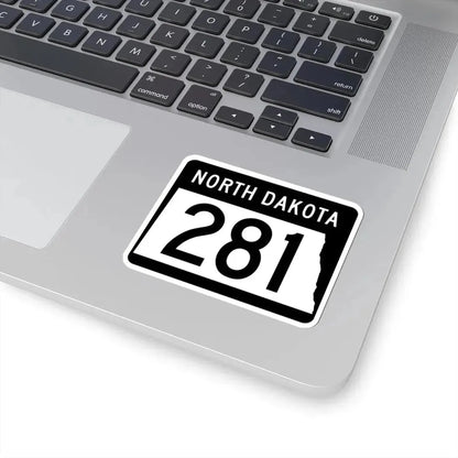 ND-281 2015 (North Dakota) (Road Sign) STICKER Vinyl Kiss-Cut Decal - The Sticker Space
