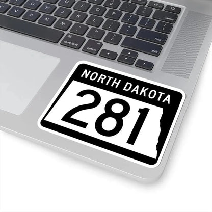 ND-281 2015 (North Dakota) (Road Sign) STICKER Vinyl Kiss-Cut Decal - The Sticker Space