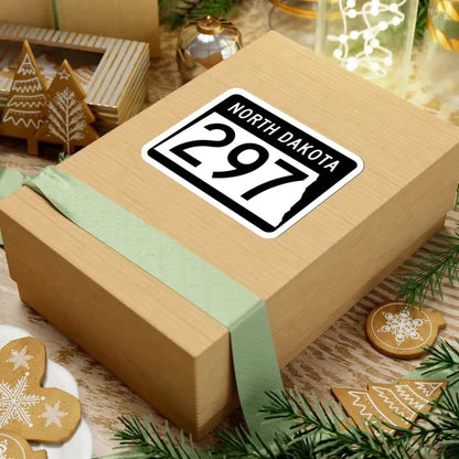 ND-297 2015 (North Dakota) (Road Sign) STICKER Vinyl Kiss-Cut Decal - The Sticker Space