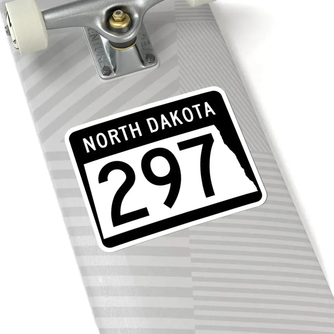 ND-297 2015 (North Dakota) (Road Sign) STICKER Vinyl Kiss-Cut Decal - The Sticker Space
