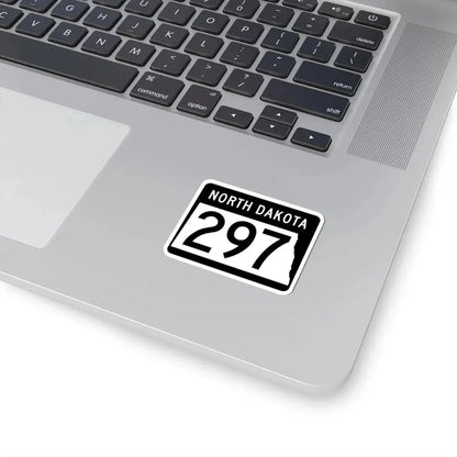 ND-297 2015 (North Dakota) (Road Sign) STICKER Vinyl Kiss-Cut Decal - The Sticker Space