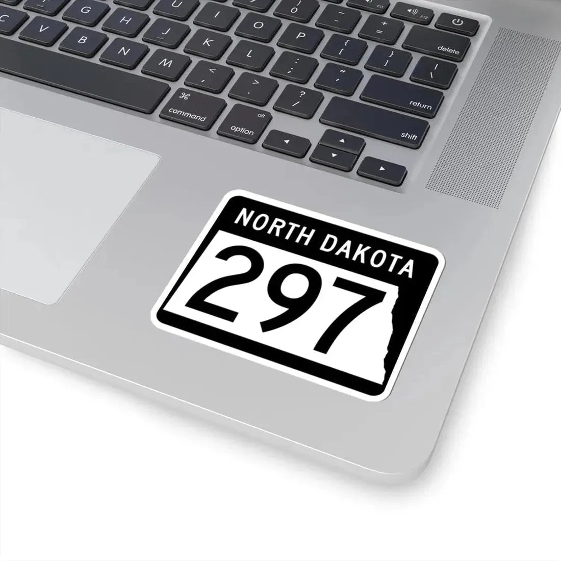 ND-297 2015 (North Dakota) (Road Sign) STICKER Vinyl Kiss-Cut Decal - The Sticker Space