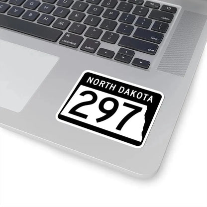 ND-297 2015 (North Dakota) (Road Sign) STICKER Vinyl Kiss-Cut Decal - The Sticker Space